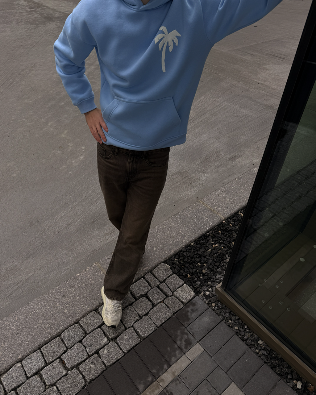 Azzurro Hoodie - Sky Blue