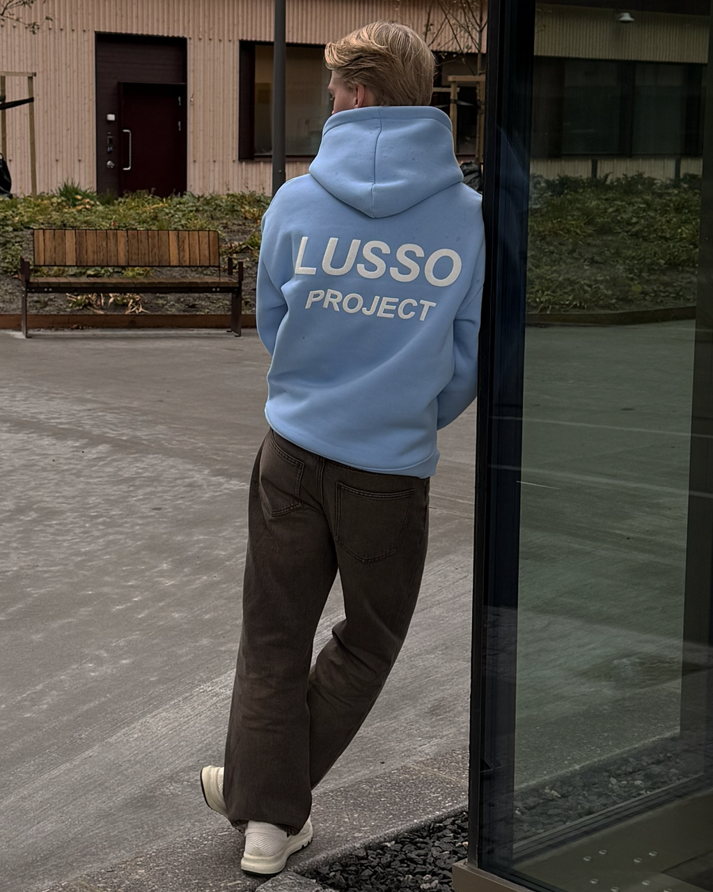 Azzurro Hoodie - Sky Blue